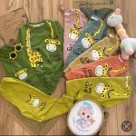 بلوز شلوار زرافه گردن دراز3061