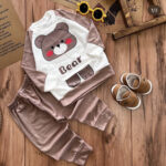 بلوز شلوار bear جیب دار00126