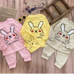 بلوز شلوار خرگوش لپ قرمزی