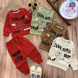 بلوز شلوار خرس نگین دار(کیفیت عالی)