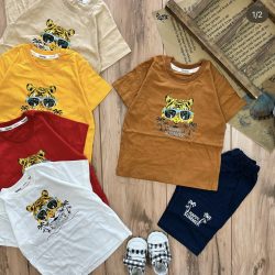 تیشرت شلوارک ببر عینکی000