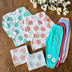 بلوز شلوار گل