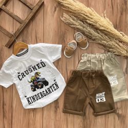 تیشرت شلوارک دایناسور راننده