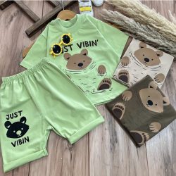 تیشرت شلوارک خرس شناور(کیفیت عالی)