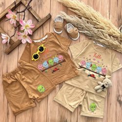 تیشرت شلوارک چهار جوجه