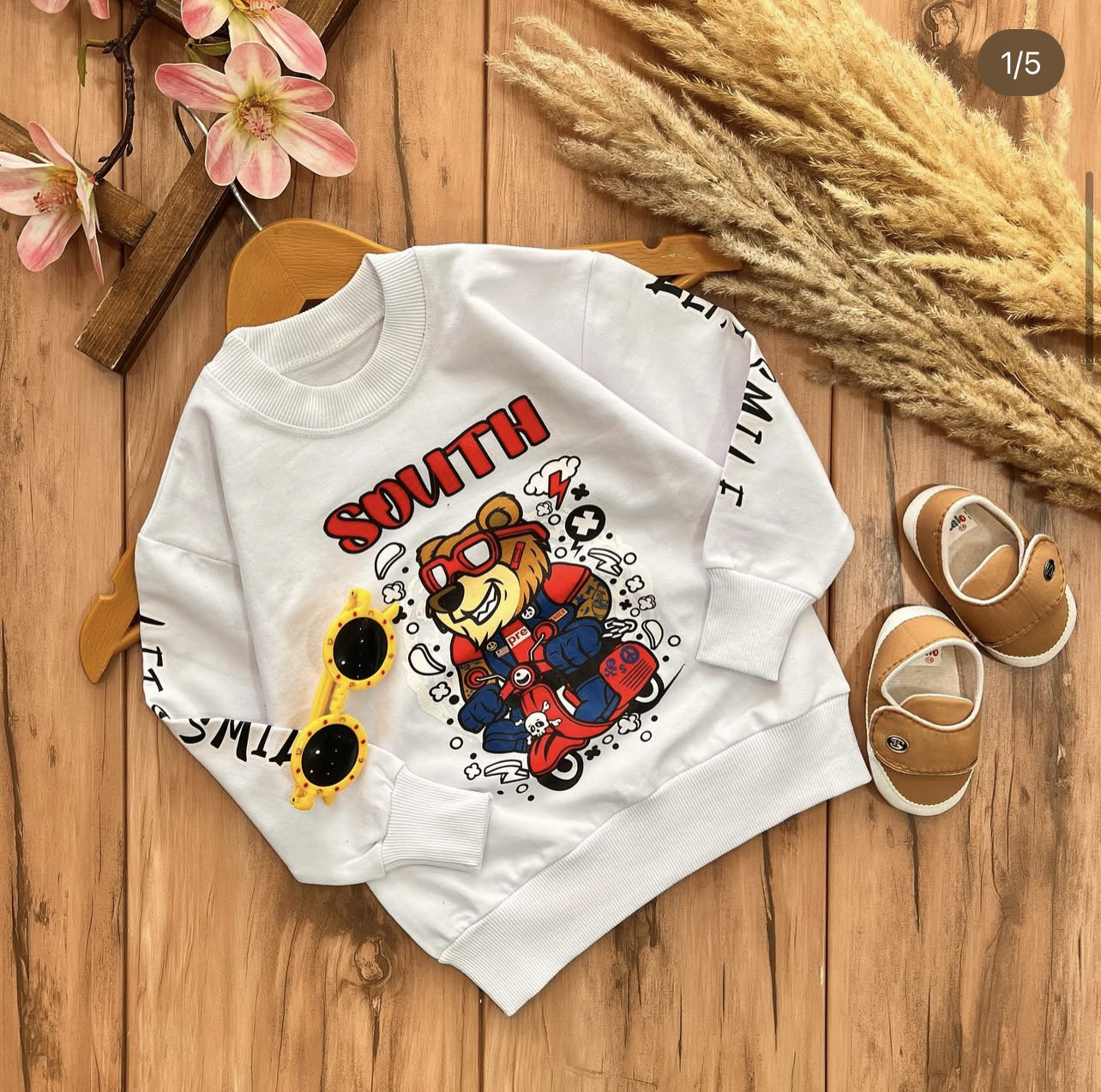 IMG_9747 بلوز تک خرس موتور سوار(کیفیت فوق عالی)0136 - Image 1