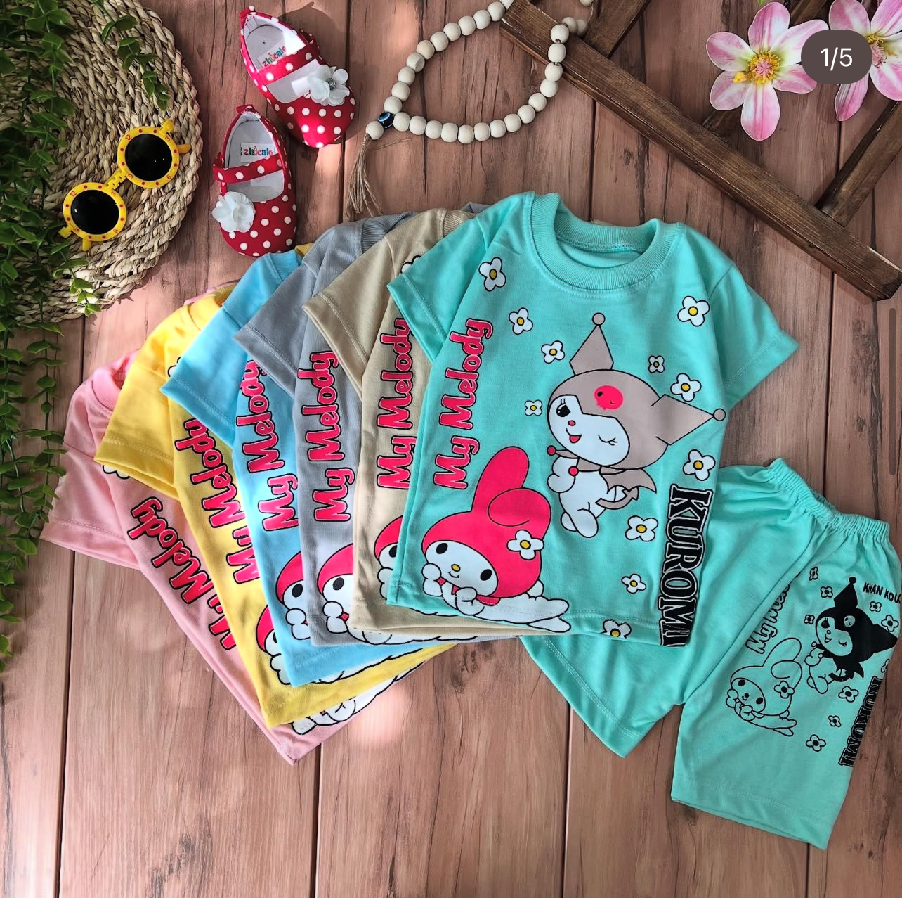 IMG_2355 تیشرت شلوارک کرومی و خرگوش7027 - Image 1