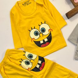 بلوز شلوار باب اسفنجی3035