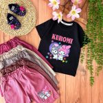 تیشرت شلوارک kuromi