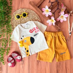 تیشرت شلوارک زرافه000