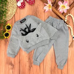بلوز شلوار گاو مو دار0027