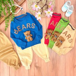 بلوز شلوار خرس برجسته BEARS(کیفیت عالی)حتما به اندازه شلوار توجه شود2122