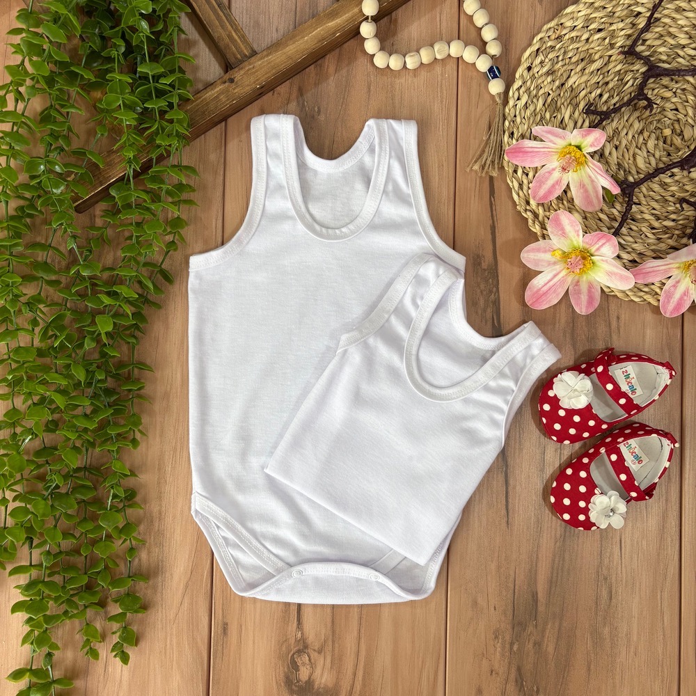 رر رکابی زیردکمه سفید ساده - Image 1