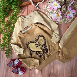 بلوز شلوار قلب بندی(کیفیت عالی)حتما به اندازه شلوار توجه شود