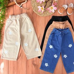 شلوار بگ گل