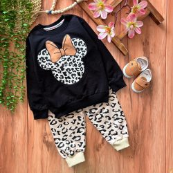 بلوز شلوار مینی موس پلنگی