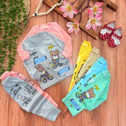 بلوز شلوار خرس دوچرخه شلوار9173