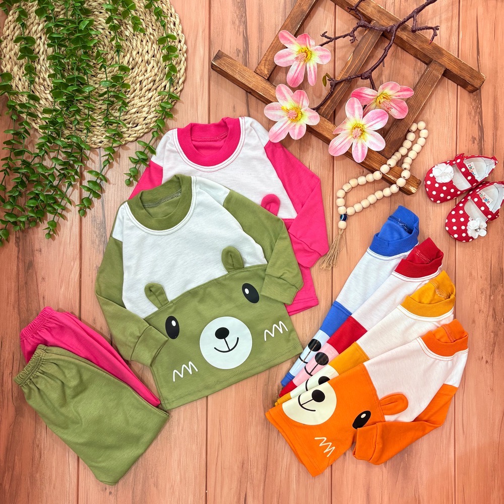 پ بلوز شلوار خرس گوش دار - Image 1