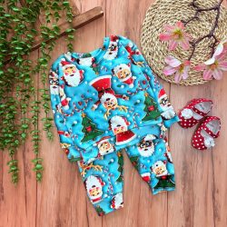 بلوز شلوار مخمل بابانوئل