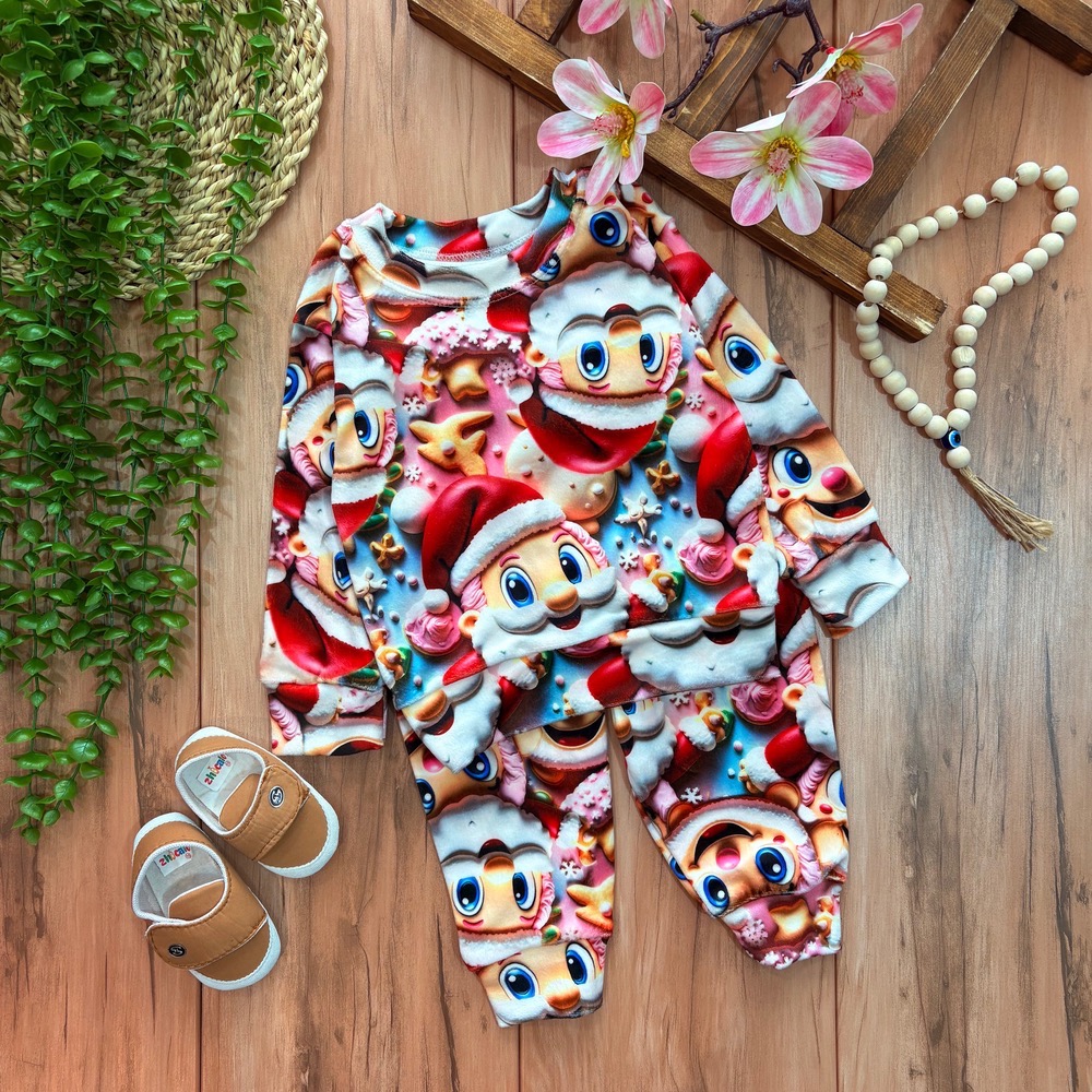 بب بلوز شلوار بابانوئل - Image 1