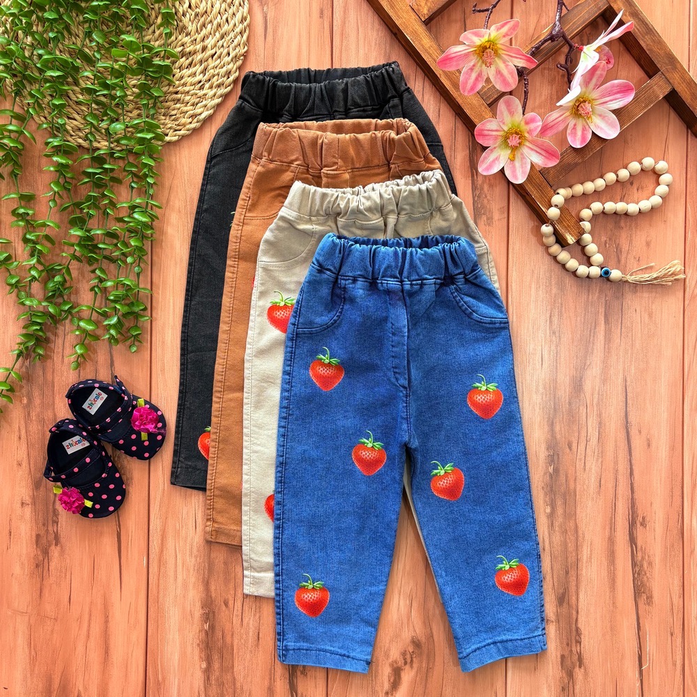 ت شلوار طرح لی توت فرنگی - Image 1