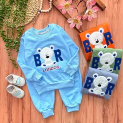 بلوز شلوار خرس سفید(کیفیت عالی)