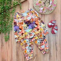 بلوز شلوار مخمل لبوبو رنگی