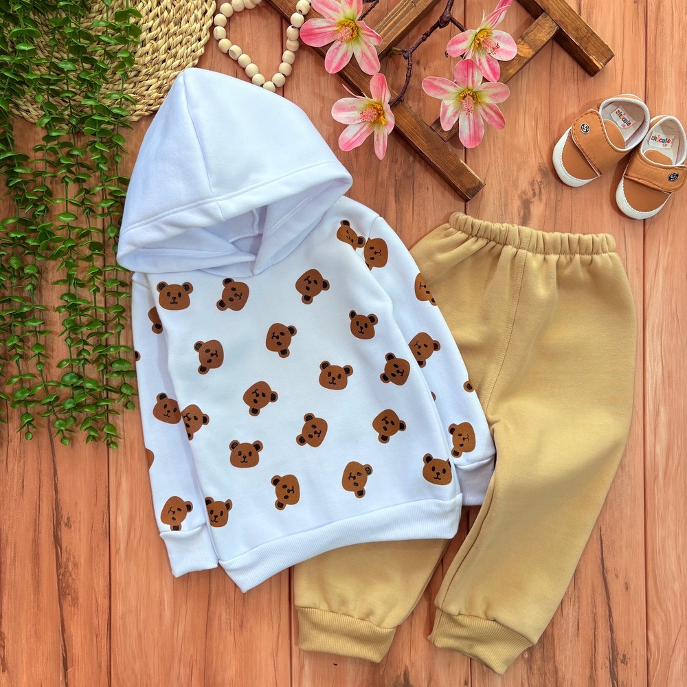 رر هودی شلوار خرس ریز - Image 1