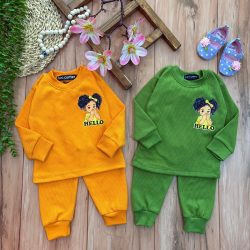 بلوز شلوار بیسکویتی دختر افریقایی