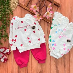 بلوز شلوار  قلب