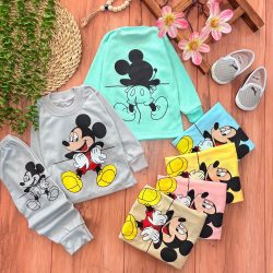 بلوز شلوار میکی موس اویزون