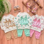 بلوز شلوار کبریتی جیب دار bear