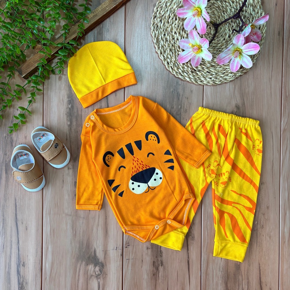 نن سه تیکه رگالی ببر نارنجی - Image 1