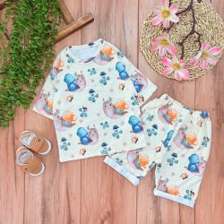 تیشرت شلوارک سابلیمیشن حلزون