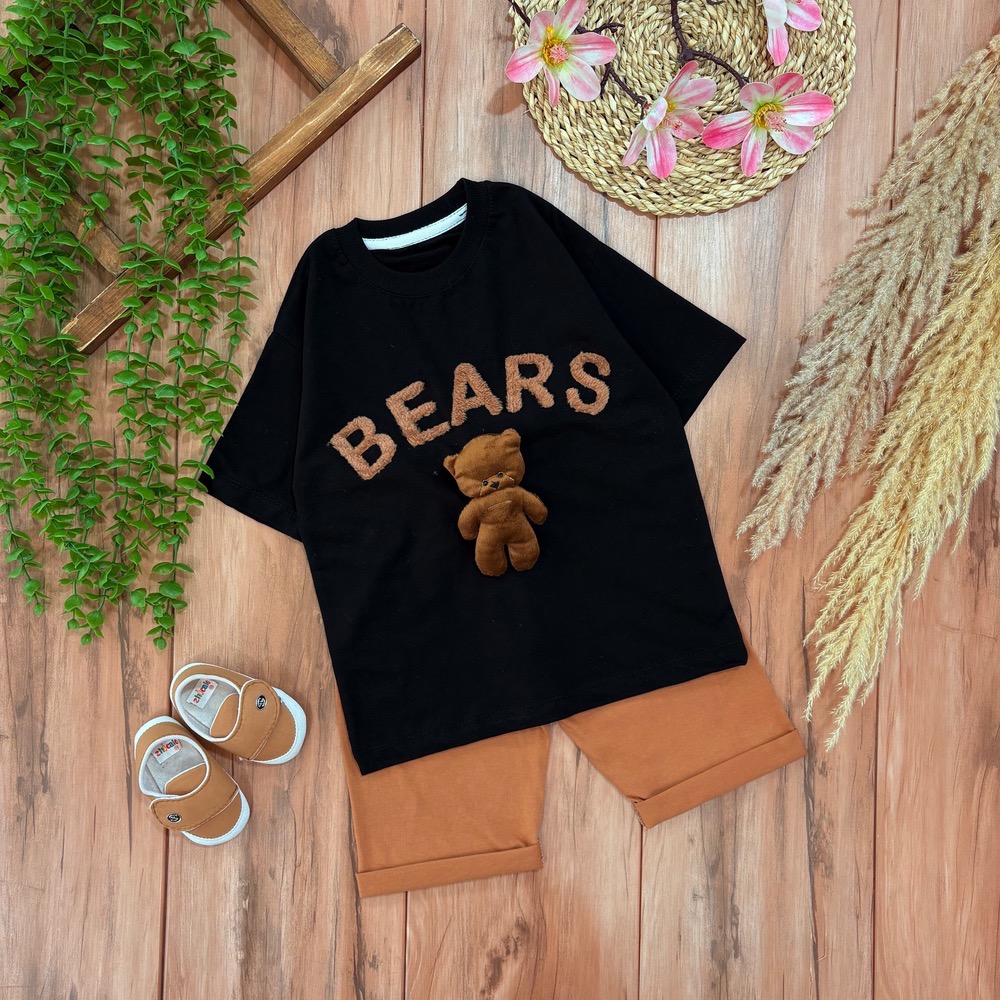 ا تیشرت شلوارک bear - Image 1