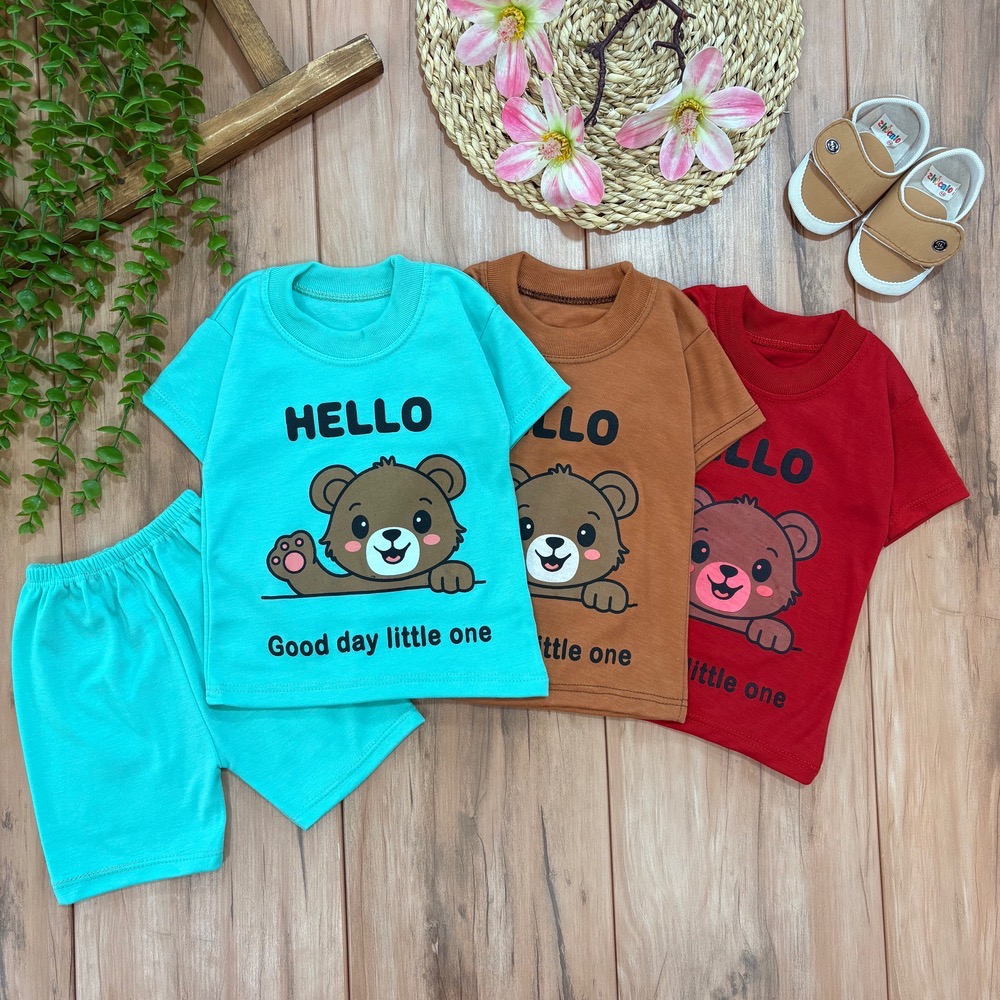 ه تیشرت شلوارک HELLO - Image 1