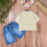 تیشرت شلوارک love ly - Image 2