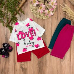 تیشرت شلوارک love